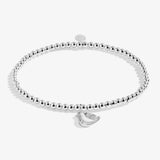Christmas Cracker 'Christmas Robin' Bracelet In Silver Plating