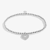 Christmas Cracker 'With Love' Bracelet In Silver Plating