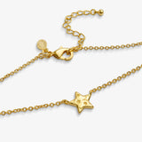 Christmas Cracker 'Merry Christmas' Necklace In Gold Plating