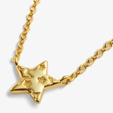 Christmas Cracker 'Merry Christmas' Necklace In Gold Plating