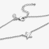Christmas Cracker 'Merry Christmas' Necklace In Silver Plating