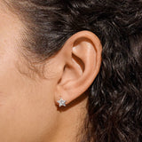 Earring Bauble 'Merry Christmas' Earrings In Silver Plating