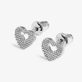 Earring Bauble 'With Love' Earrings In Silver Plating
