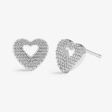 Earring Bauble 'With Love' Earrings In Silver Plating