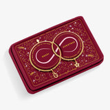 Infinity 'Merry Christmas' Linked Bracelets In Gold Plating
