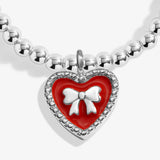 Kids' Christmas A Little 'Merry Christmas Granddaughter' Bracelet In Silver Plating