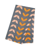Leaf Lines Scarf, Denim