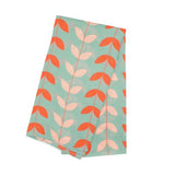 Leaf Lines Scarf, Duck Egg