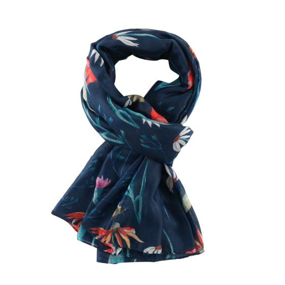 Meadow Scarf, Navy