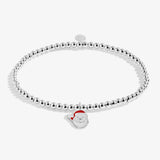 Kids' Christmas Cracker 'Love From Santa' Bracelet In Silver Plating