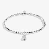Kids' Snowglobe A Little 'Winter Wonderland' Bracelet In Silver Plating