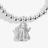 Kids' Halloween 'Spook-Tacular' Bracelet And Hair Clip Gift Set In Silver Plating.