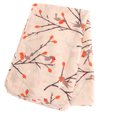 Robins On A Branch Scarf, Cream