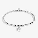 Kids' Halloween 'Spook-Tacular' Bracelet And Hair Clip Gift Set In Silver Plating.