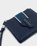 Lottie Fold-Out Purse, Navy
