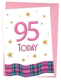 Tartan Ribbbon 95 Today - Pink