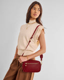 Lottie Crossbody Bag, Crimson