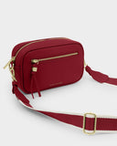Lottie Crossbody Bag, Crimson