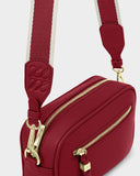 Lottie Crossbody Bag, Crimson