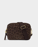 Lottie Large Crossbody Bag, Chocolate Leopard