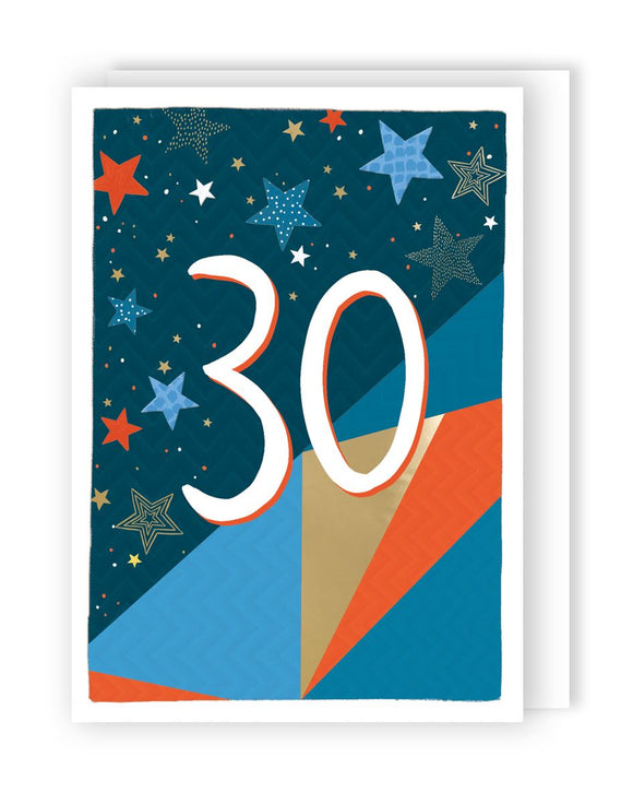 30 - Stars And Geometric Background