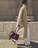 Nova Hand Woven Small Shoulder Tote, Cherry