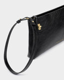 Orin Twist Lock Small Shoulder Bag, Black