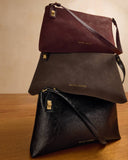 Orin Twist Lock Small Shoulder Bag, Black