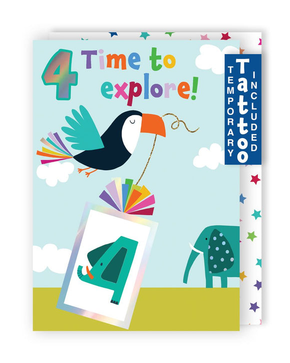 4, Time To Explore - Toucan And Elephant