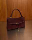 Lori Suedette Crossbody Bag, Cherry