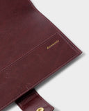 Charlbury Patent Crackle Travel Wallet, Cherry