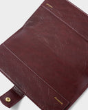 Charlbury Patent Crackle Travel Wallet, Cherry