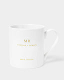 Mr & Mrs Porcelain Mug Gift Set