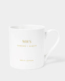 Mr & Mrs Porcelain Mug Gift Set