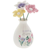 Bright Blooms Vase/Flowers Friend