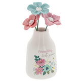 Bright Blooms Vase/Flowers Friendship