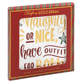Gold Edition Coaster Naughty & Nice