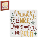 Gold Edition Coaster Naughty & Nice