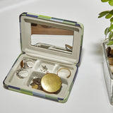 Plaid Travel Jewellery Case
