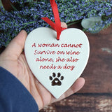 A Woman Cannot Survive On Wine Alone
