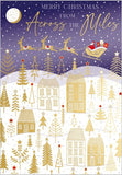 Merry Christmas From Across The Miles - Santa’s Sleigh