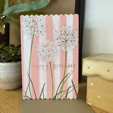 Agapanthus Birthday Card