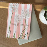 Agapanthus Birthday Card