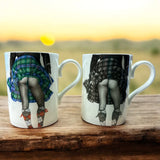Highland Swing Bone China Mug (Grey)