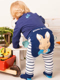 Peter Rabbit Blue Striped Leggings, 1 - 2 Years