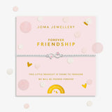 Kids' Confetti A Little 'Forever Friendship' Bracelet In Silver Plating