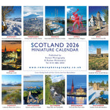 Scotland Miniature 2026 Calendar