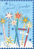 To A Special Grandson, Happy Birthday - Candles