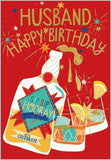 Husband, Happy Birthday - Sip Sip Hooray