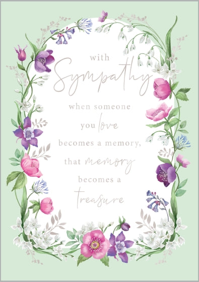 Sympathy Floral Border